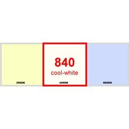 840 (cool-white) / Lichtfarbe