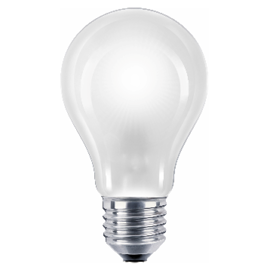 Stossfeste Glühlampe A55 60W/E27/matt