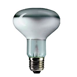 Infrarot Heizlampe R125 150W/E27/Weiss