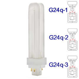 G24q Sockel (4 Pin) / DULUX D/E / PL-C