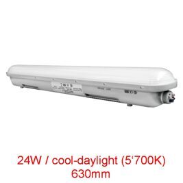 LED "ATLANTIS IP65" Feuchtraumleuchte 24W / 630mm / cool-daylight