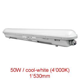LED "ATLANTIS IP65" Feuchtraumleuchte 50W / 1'530mm / cool-daylight