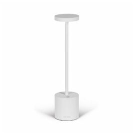 LED Tischleuchte "LISA" weiss mit Akku