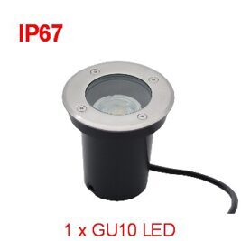 LED Bodenleuchte "GROUND" IP67 5W/GU10/warm-white/420Lm