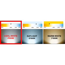 840 (cool-white) / Lichtfarbe