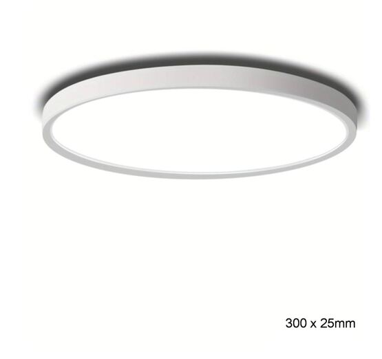 LED "FLAT" 300 x 25mm / CCT 3'000K/4'000K/6'000K / 2'800Lm