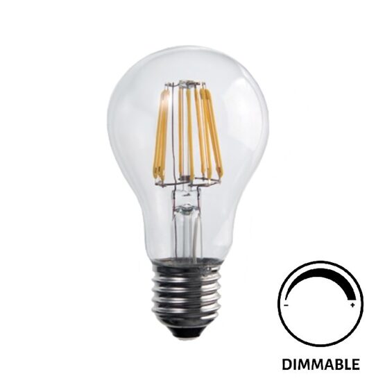 LED Retro A60 6W/E27/warm-white/dimmbar/600Lm