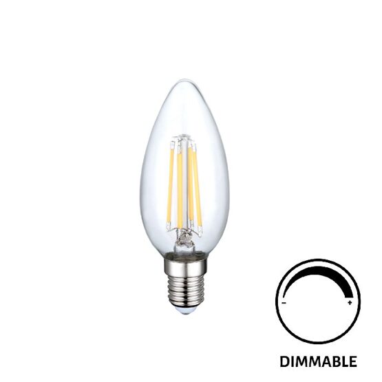 LED Retro Kerze 4W/E14/warm-white/dimmbar/440Lm