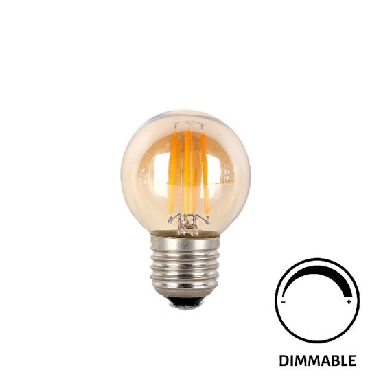 LED Ball 5W/E27/extra warm-white 2'200K/400Lm/dimmbar