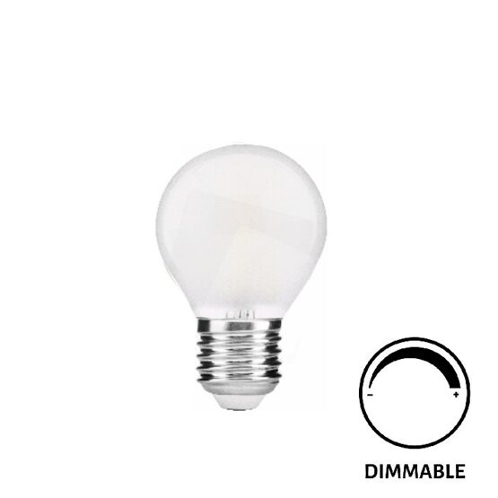 LED Ball 5W/E27/warm-white 2'700K/matt/450Lm/dimmbar