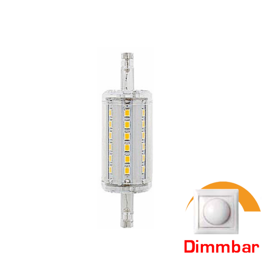 LED R7s 5W/warm-white/450Lm/dimmbar