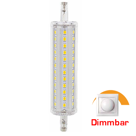 LED R7s 10W/warm-white/900Lm/dimmbar